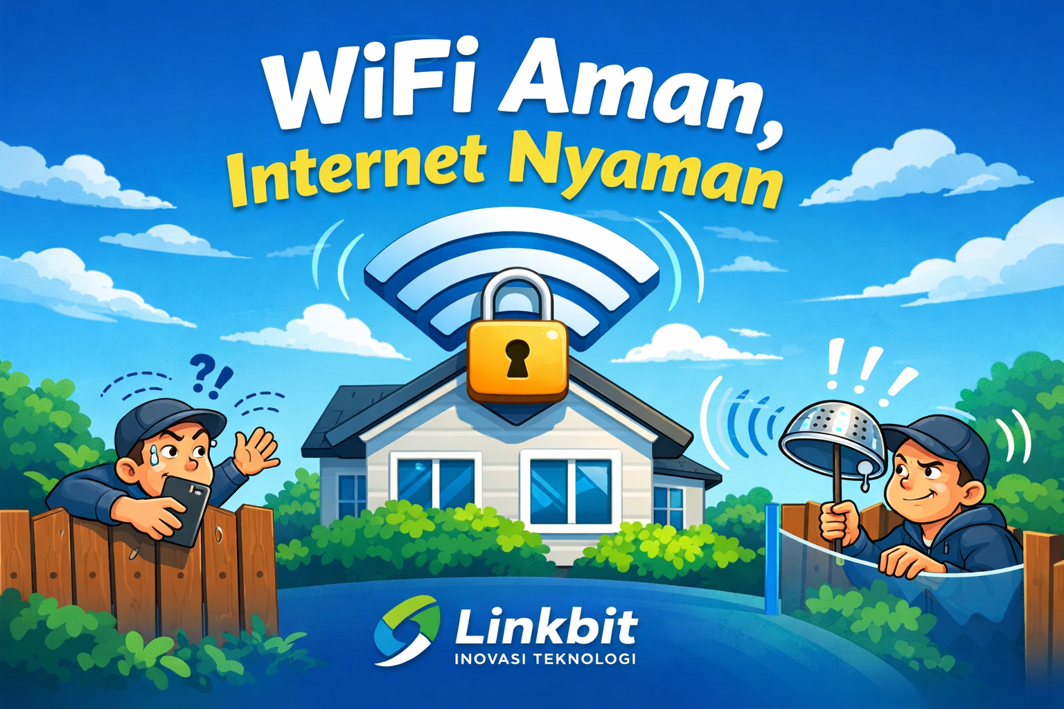 Cara Mengamankan WiFi Rumah dari Tetangga “Numpang”